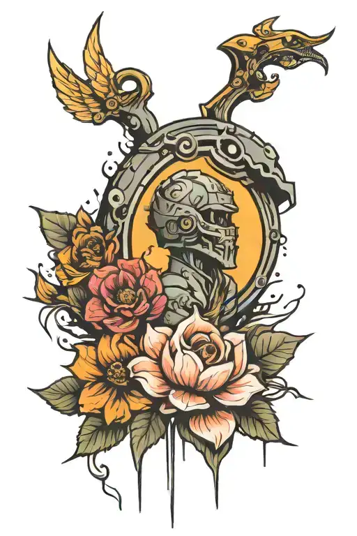 halo legendary tattoo design idea