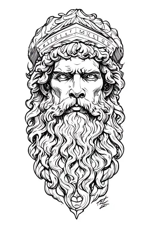 parthenon tattoo design idea