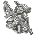 Army Ranger tattoo design idea