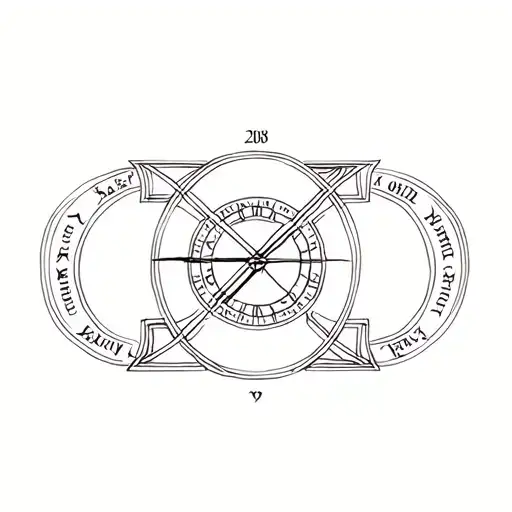 Virgo Star sign 23 08 2003 Roman numerals tattoo design idea