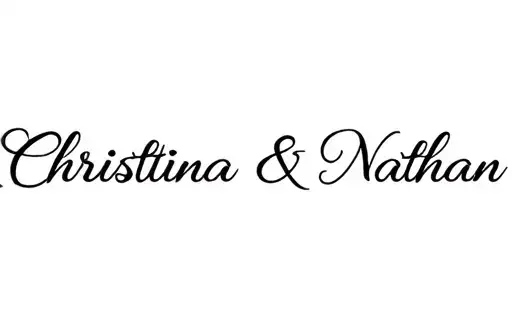 "Christina & Nathan" tattoo design idea