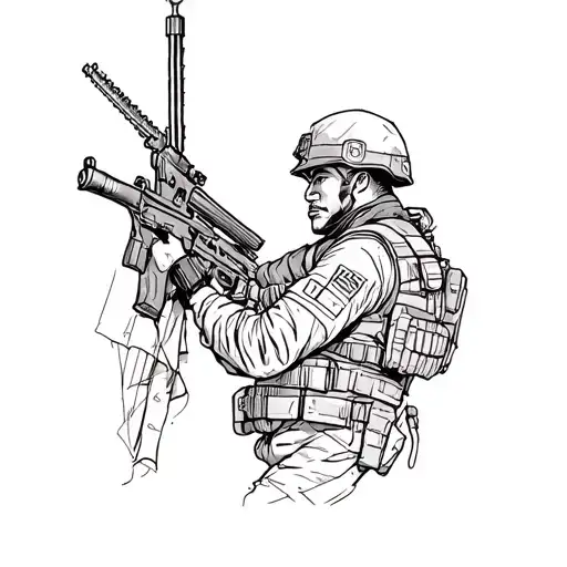 75th ranger regiment war tattoo design idea