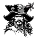 Captain Morgan tattoo design idea