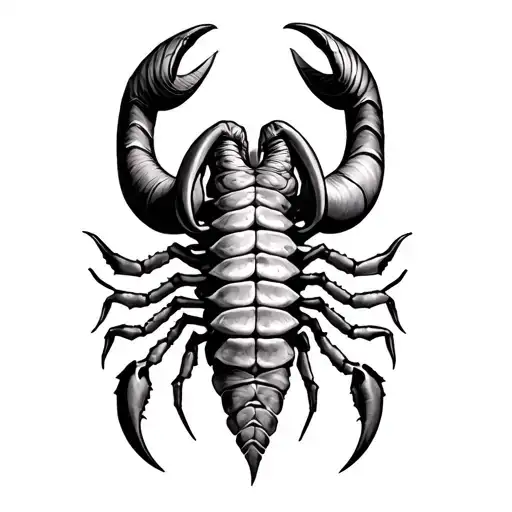 Scorpio Libra and Aries all together symbolizing tattoo design idea