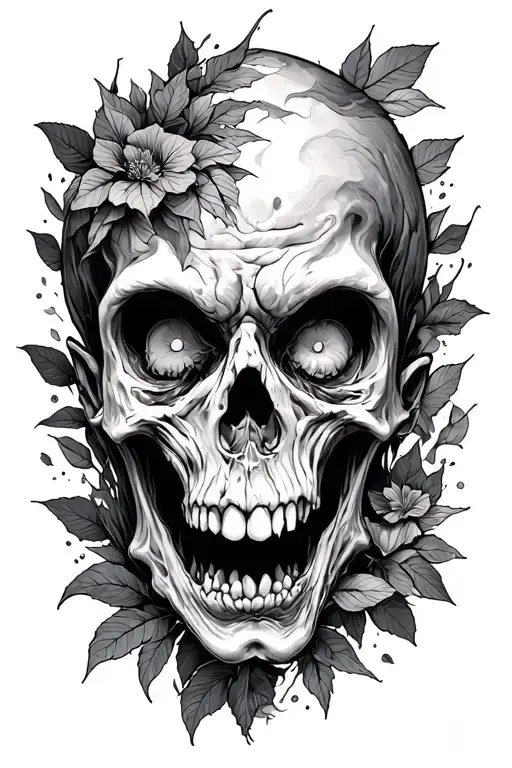 life anger growth change hate nature tattoo design idea