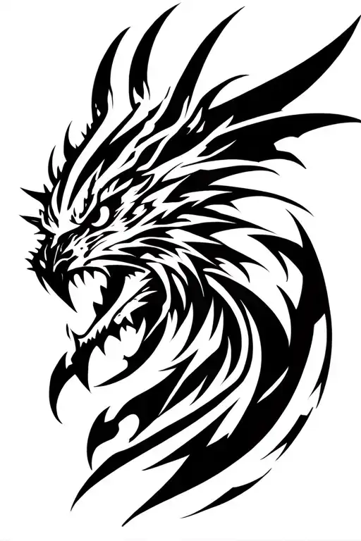 Monster Hunter video game tattoo design idea