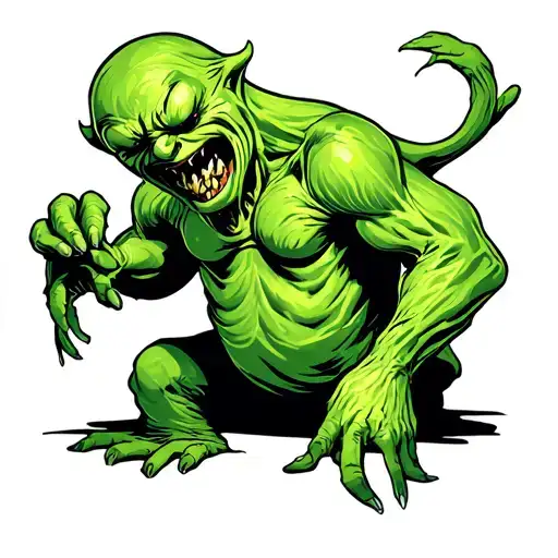 oogie boogie from nightmare tattoo design idea