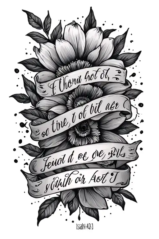 Isaiah 40:31 bible verse tattoo design idea