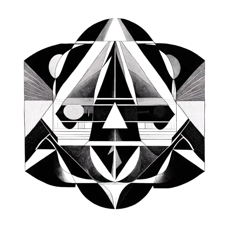 pink floyd Picasso tattoo design idea