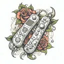 wii remote tattoo design idea