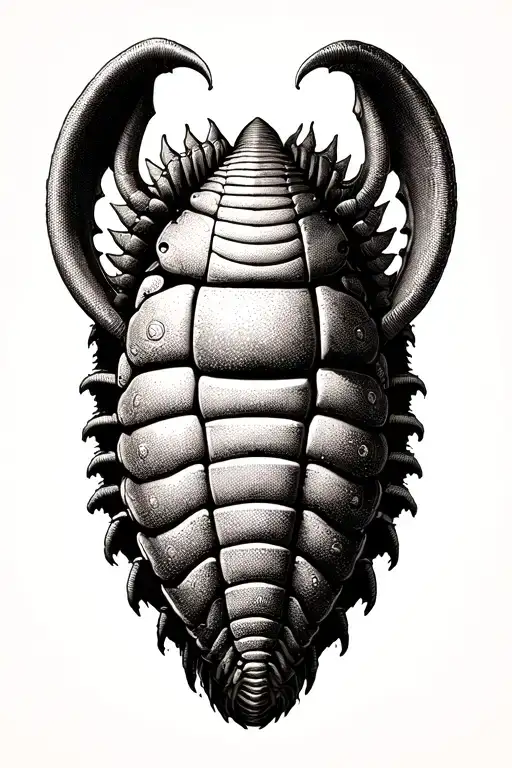 Trilobite tattoo design idea