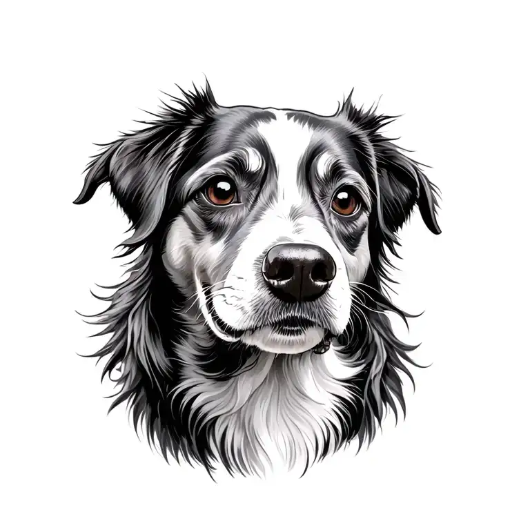 dog tattoo design idea