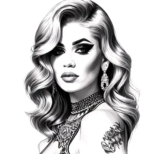 Lady Gaga tattoo design idea