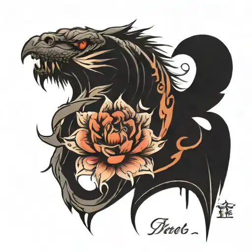 Here’s a combined tattoo concept that represents your unique qualities, relationships, and goals:  ### Central Theme: ** tattoo design idea