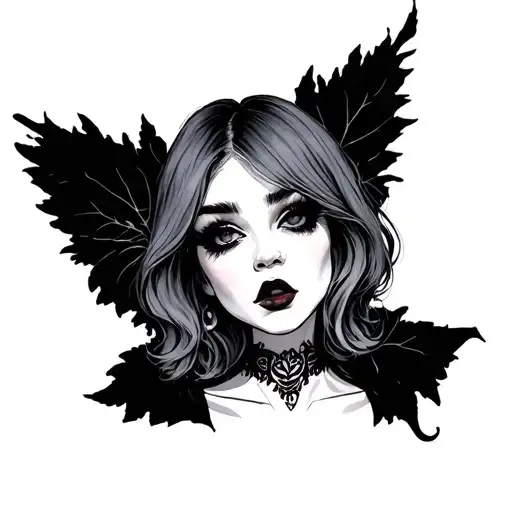 Femboy tattoo design idea