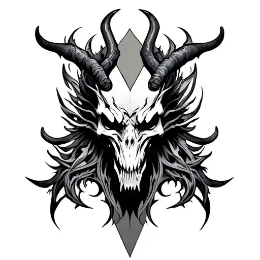 belial tattoo design idea