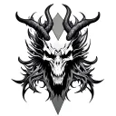 belial tattoo design idea