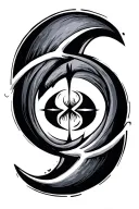 boredom symbol tattoo design idea