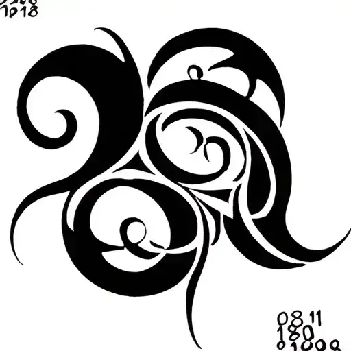 08 11 1998 date of birth tattoo design idea