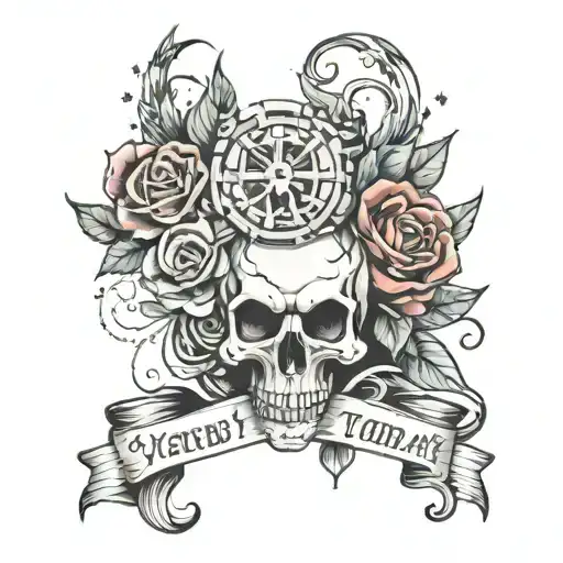 yesterday today tomorrow forever tattoo design idea