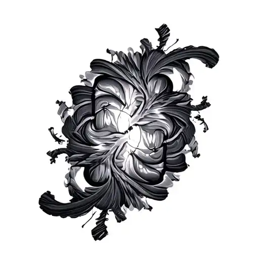 Fractal tattoo design idea