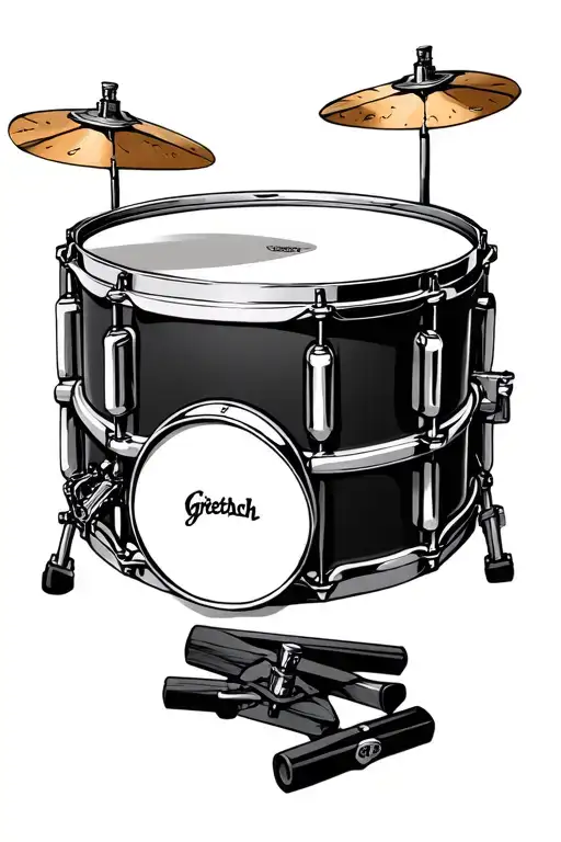 gretsch catalinna club snare drum tattoo tattoo design idea
