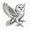 Hedwig tattoo design idea