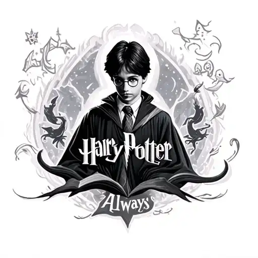 Harry Potter Always tattoo design idea