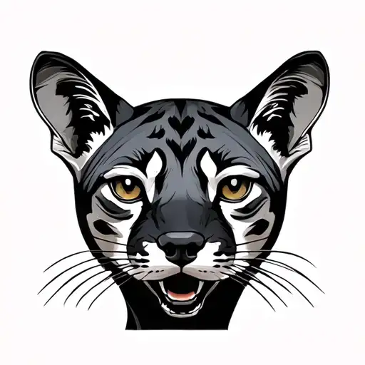 Thylacine tattoo design idea