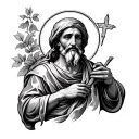 Saint Anthony tattoo design idea