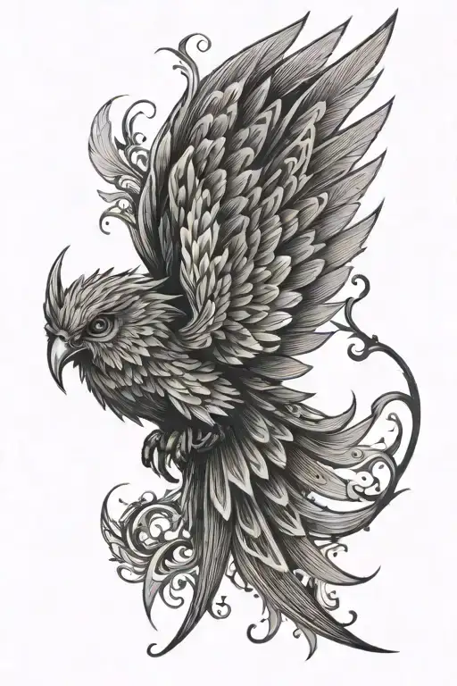 Fourth Wing inspired tattoo design tattoo design idea