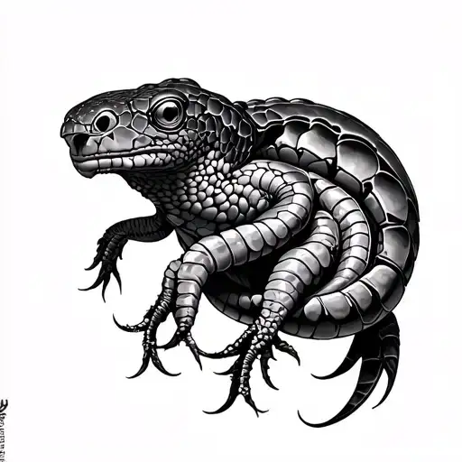 Kelpi tattoo design idea