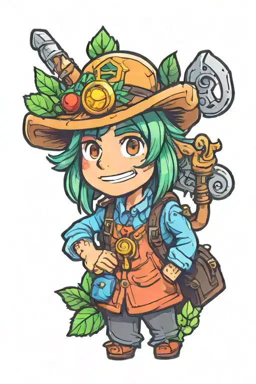 Krobus from Stardew Valley tattoo design idea