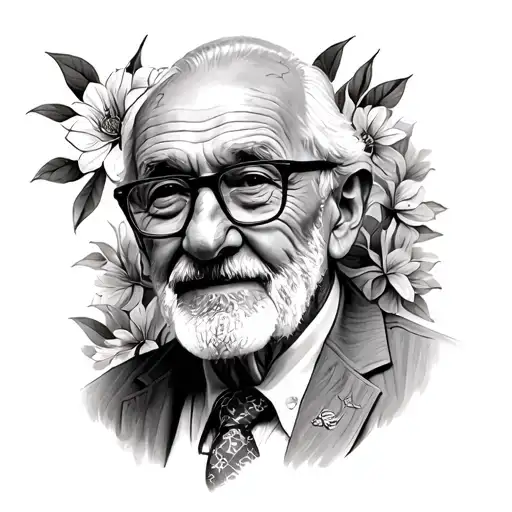 In Memory Of Grandpa tattoo design idea