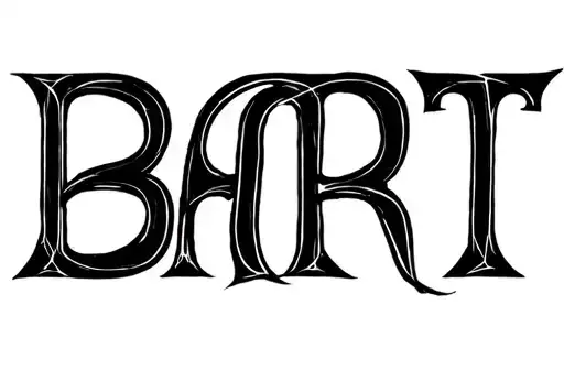 "BART" tattoo design idea