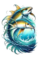 ocean themed tattoo design tattoo design idea