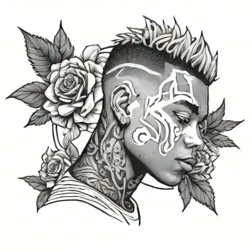 xxxtentacion tattoo design idea