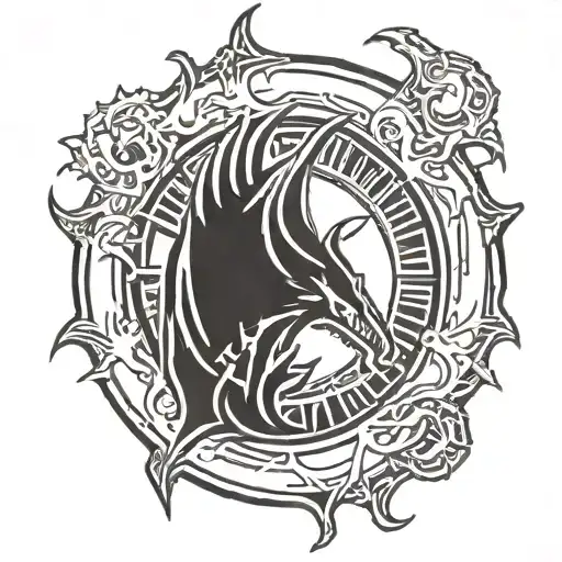 simple tattoo inspired with dark souls ring of fire tattoo design idea