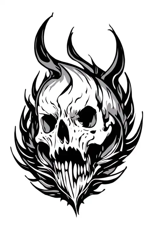 sharp gothic mandala tattoo design idea