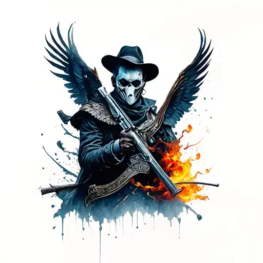 Dishonored daud tattoo design idea