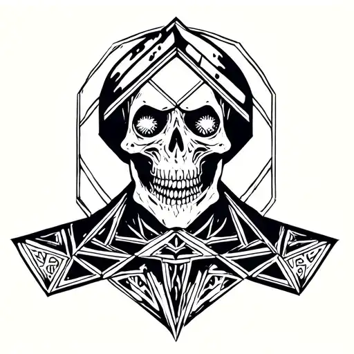 undead culinary afterlife tattoo design idea