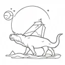 ark inspired by noahs ark.  tattoo design idea