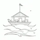 ark inspired by noahs ark.  tattoo design idea
