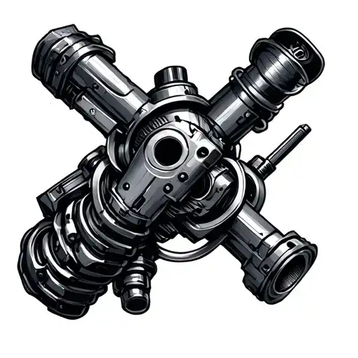 Machinist tattoo design idea