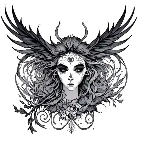 lonely tattoo design idea