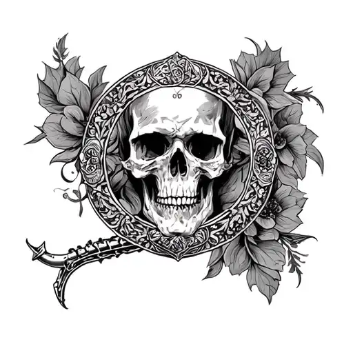 english saxon tattoo design idea