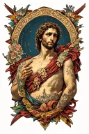 saint sebastian tattoo design idea