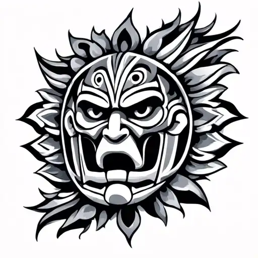 Totem tattoo design idea