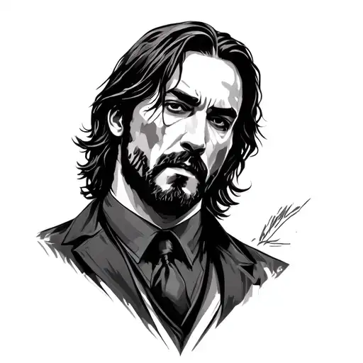 John wick tattoo design idea