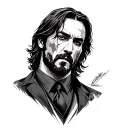 John wick tattoo design idea